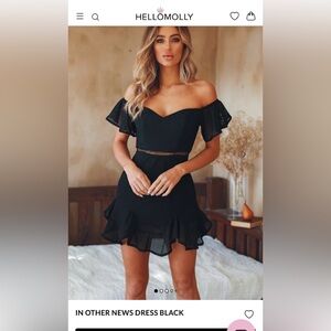Hello Molly In Other News  Black Dress